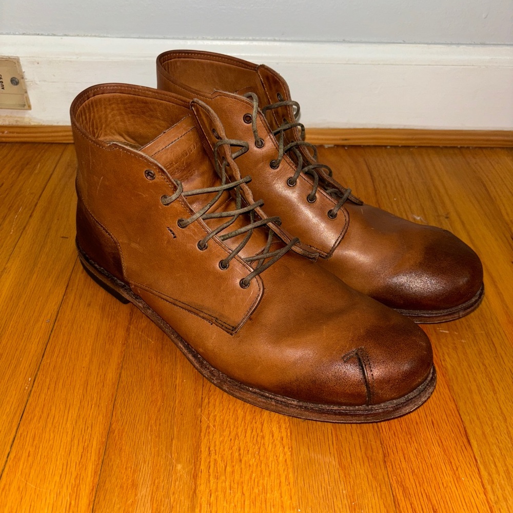 Timberland Boot Company “13 Carries” Brown Leather Chukka Dress Boot sz 10 Rare